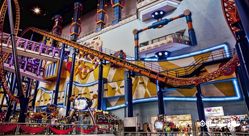 مرکز خرید برجیا تایمز اسکوئر شهر مالزی کشور کوالالامپور