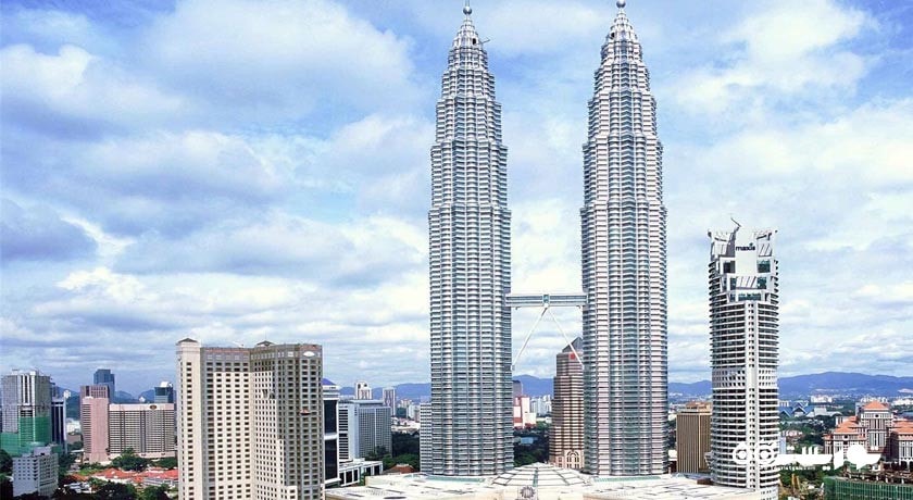  برج های دوقلوی پتروناس شهر مالزی کشور کوالالامپور