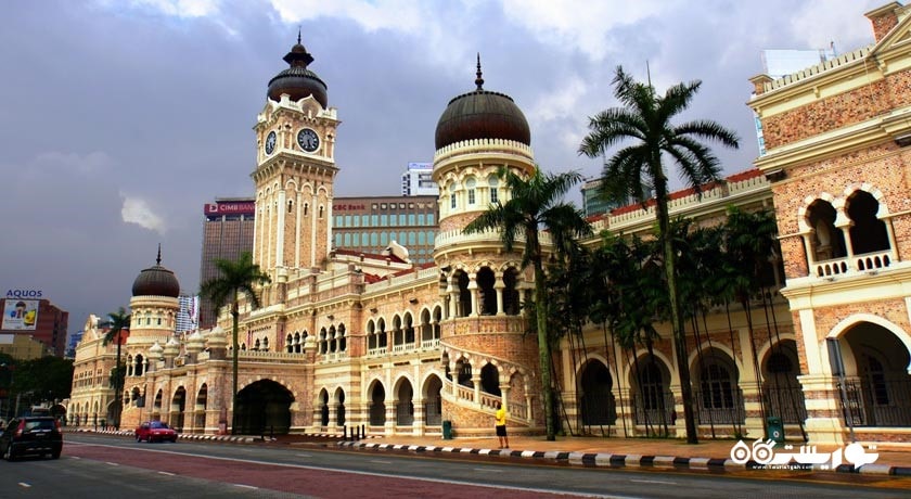  ساختمان سلطان عبدالصمد شهر مالزی کشور کوالالامپور