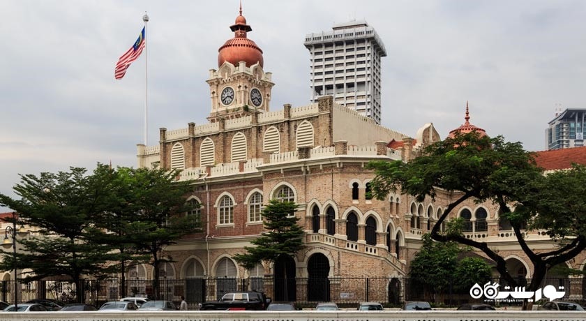  ساختمان سلطان عبدالصمد شهر مالزی کشور کوالالامپور