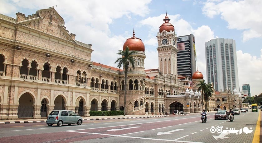 ساختمان سلطان عبدالصمد شهر مالزی کشور کوالالامپور