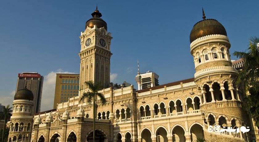  ساختمان سلطان عبدالصمد شهر مالزی کشور کوالالامپور