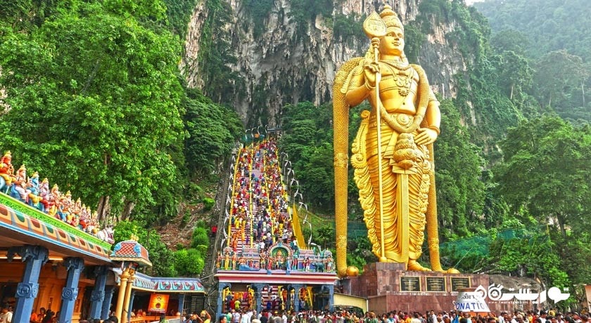  معبد باتو کیوز (غارهای باتو) شهر مالزی کشور کوالالامپور