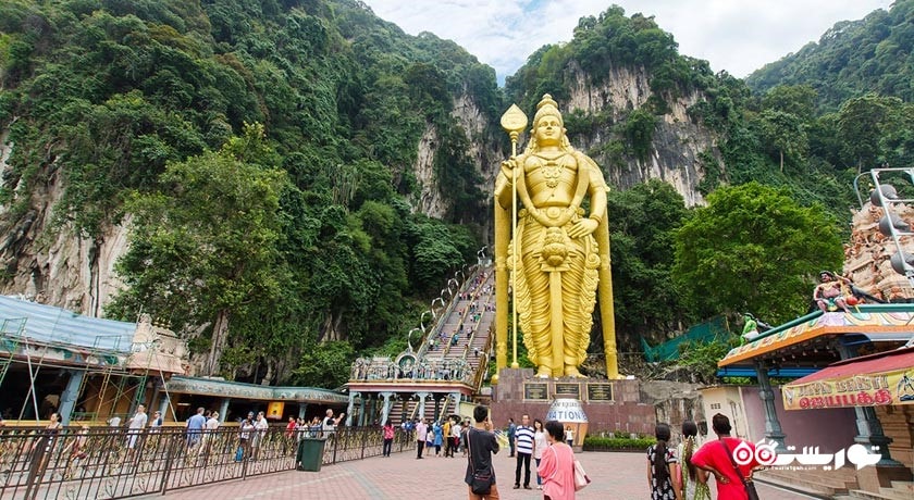  معبد باتو کیوز (غارهای باتو) شهر مالزی کشور کوالالامپور