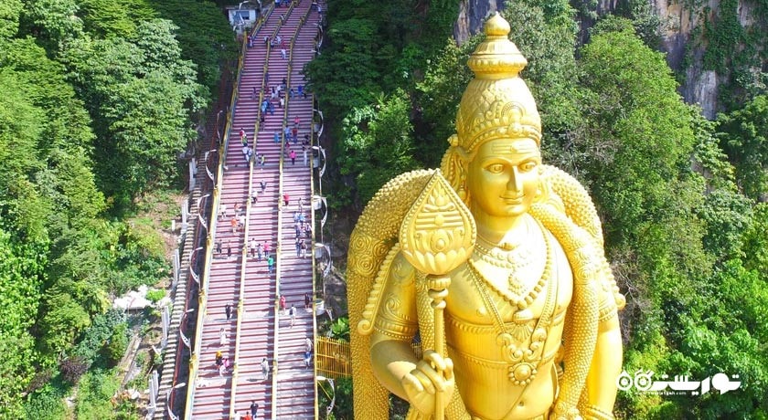  معبد باتو کیوز (غارهای باتو) شهر مالزی کشور کوالالامپور