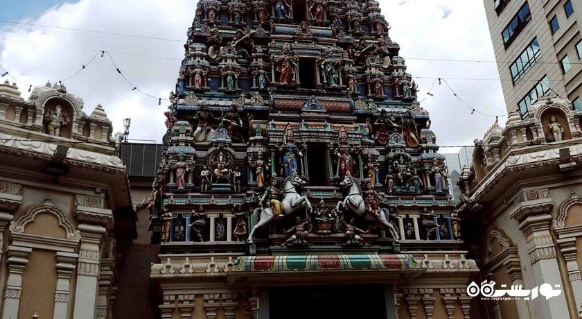  معبد سری ماهاماریامان شهر مالزی کشور کوالالامپور