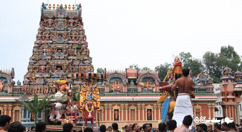  معبد سری کانداسوامی کویل شهر مالزی کشور کوالالامپور