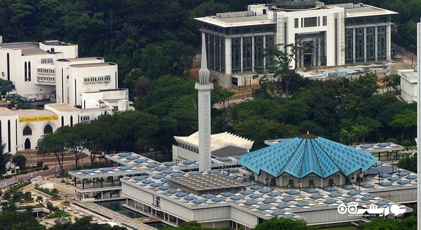  مسجد نگارا (مسجد ملی) شهر مالزی کشور کوالالامپور