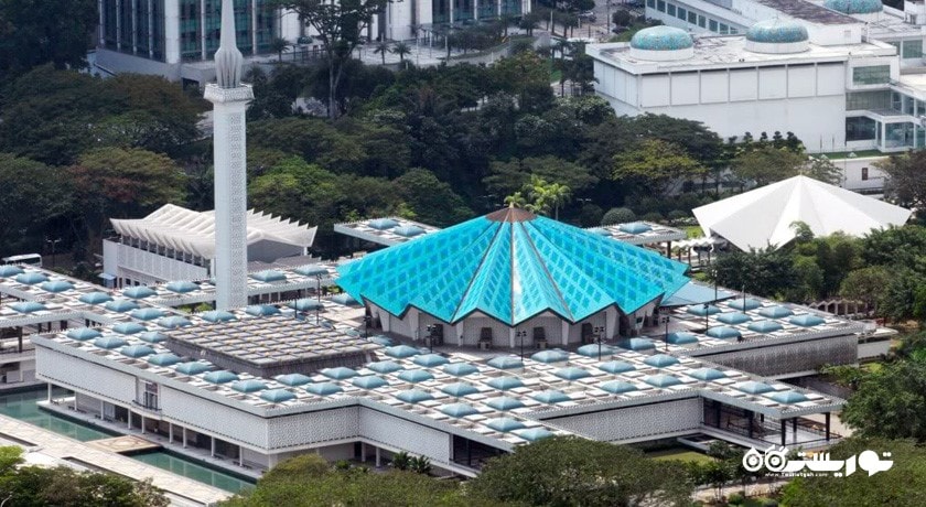  مسجد نگارا (مسجد ملی) شهر مالزی کشور کوالالامپور