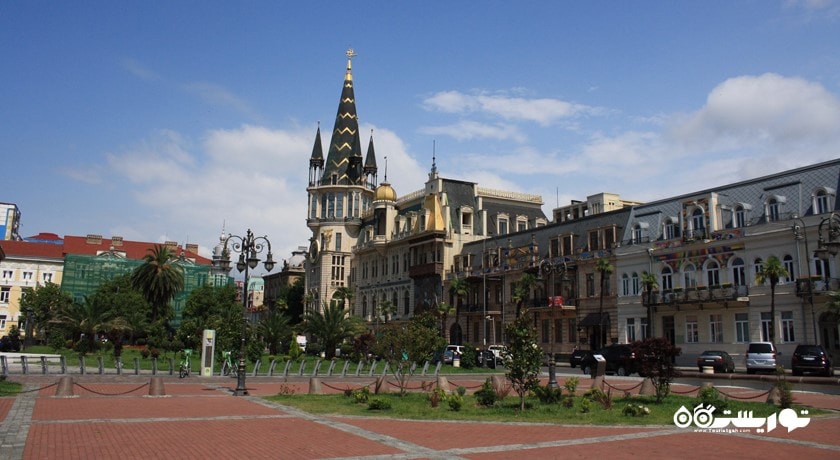  میدان اروپا شهر گرجستان کشور باتومی