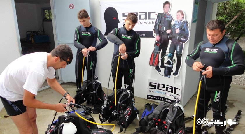 سرگرمی مرکز غواصی باتومی شهر گرجستان کشور باتومی