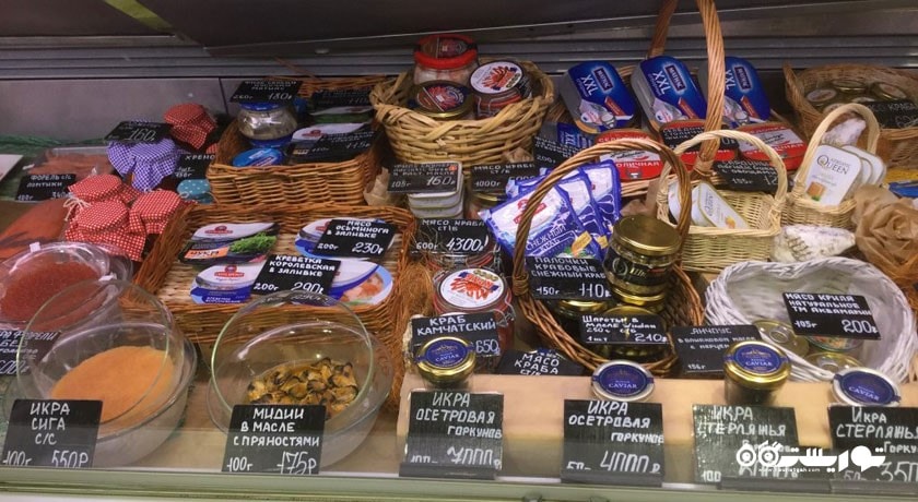 مرکز خرید بازار مرکزی سوتنوی شهر روسیه کشور مسکو