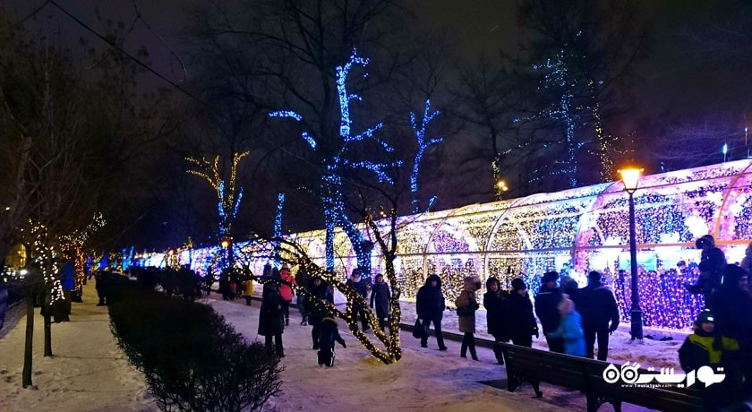  میدان پوشکین شهر روسیه کشور مسکو