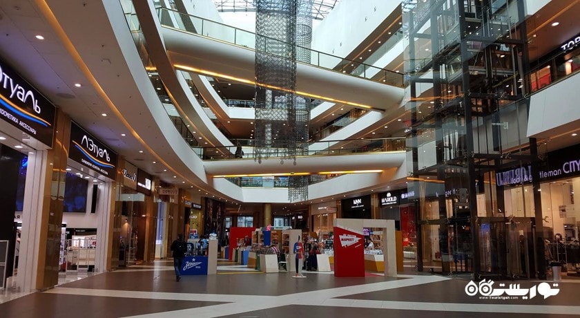 مرکز خرید مرکز خرید گالریا شهر روسیه کشور سن پترزبورگ