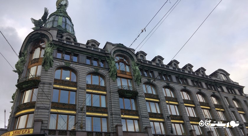 مرکز خرید خانه کتاب دوم کنیگی شهر روسیه کشور سن پترزبورگ