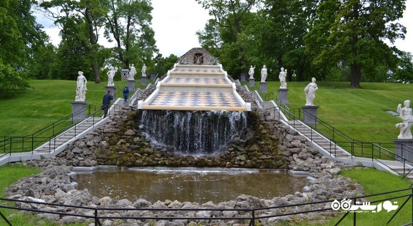 سرگرمی باغ تابستانی شهر روسیه کشور سن پترزبورگ