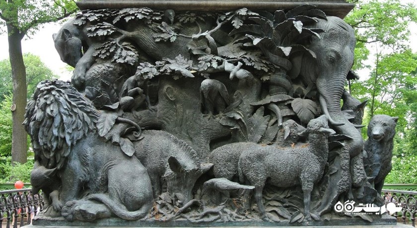 سرگرمی باغ تابستانی شهر روسیه کشور سن پترزبورگ