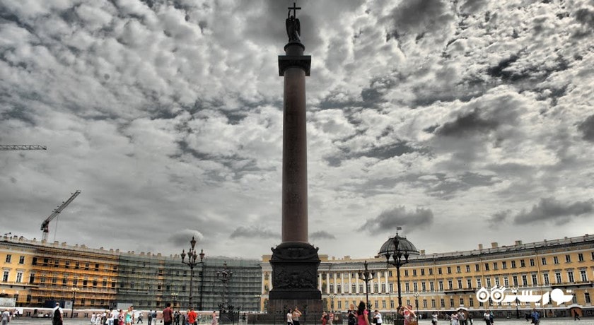  میدان کاخ شهر روسیه کشور سن پترزبورگ