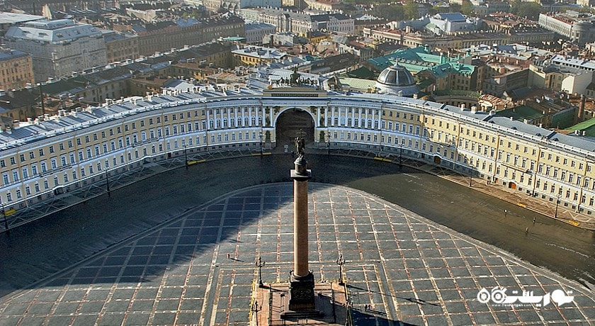  میدان کاخ شهر روسیه کشور سن پترزبورگ