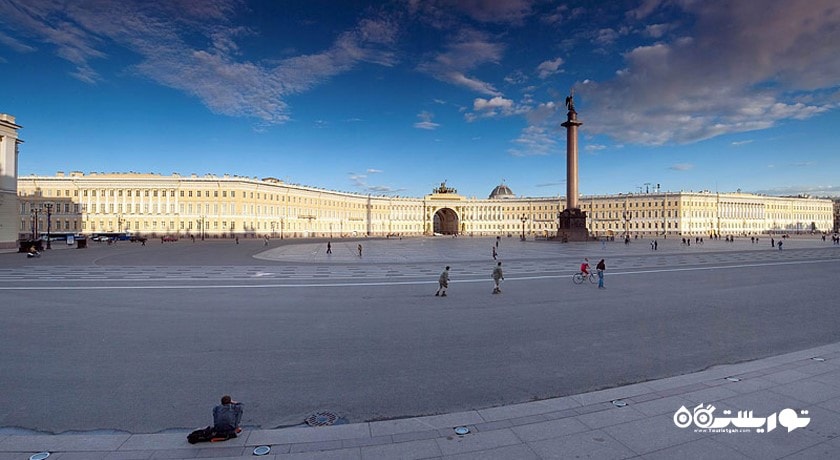  میدان کاخ شهر روسیه کشور سن پترزبورگ