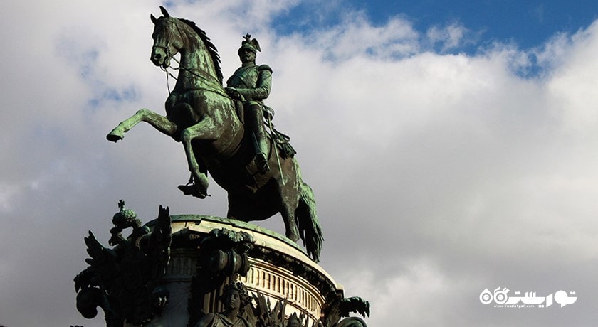  تندیس نیکولای اول شهر روسیه کشور سن پترزبورگ