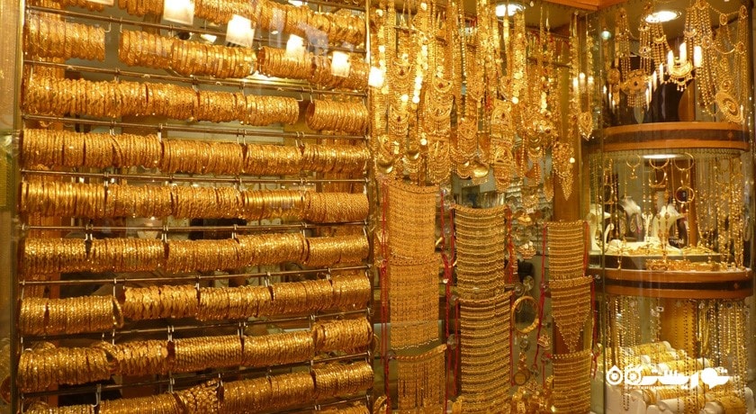 مرکز خرید بازار طلای دبی شهر امارات متحده عربی کشور دبی