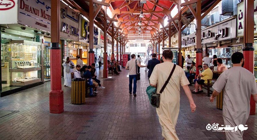 مرکز خرید بازار طلای دبی شهر امارات متحده عربی کشور دبی