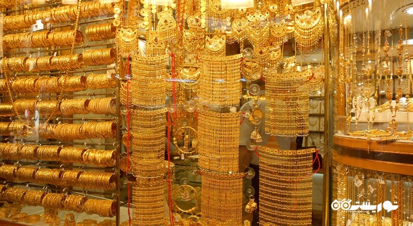 مرکز خرید بازار طلای دبی شهر امارات متحده عربی کشور دبی