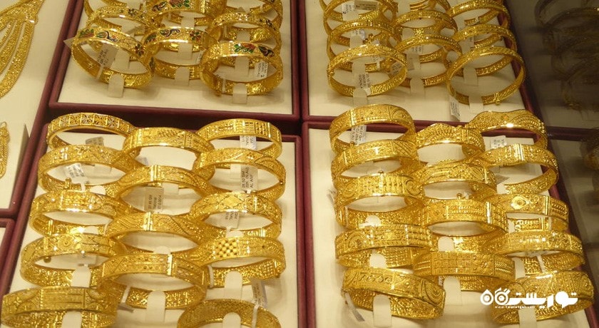 مرکز خرید بازار طلای دبی شهر امارات متحده عربی کشور دبی