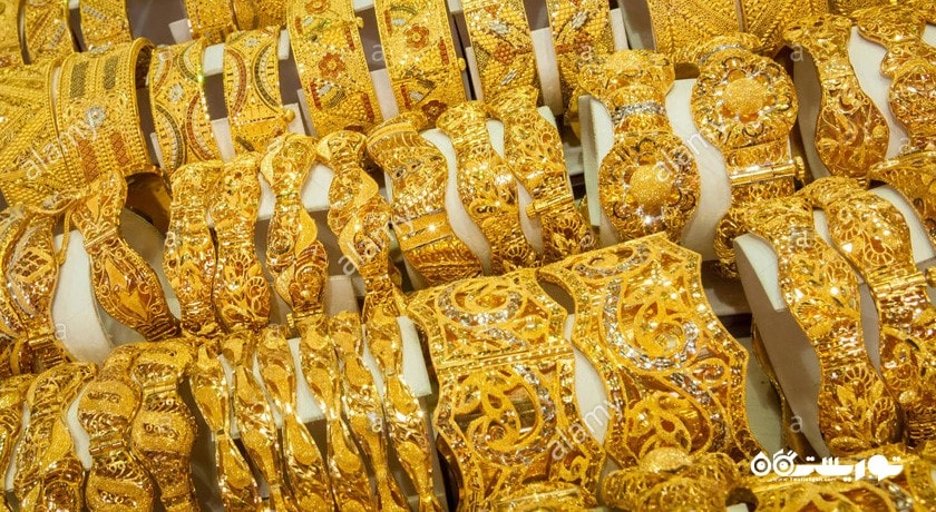 مرکز خرید بازار طلای دبی شهر امارات متحده عربی کشور دبی