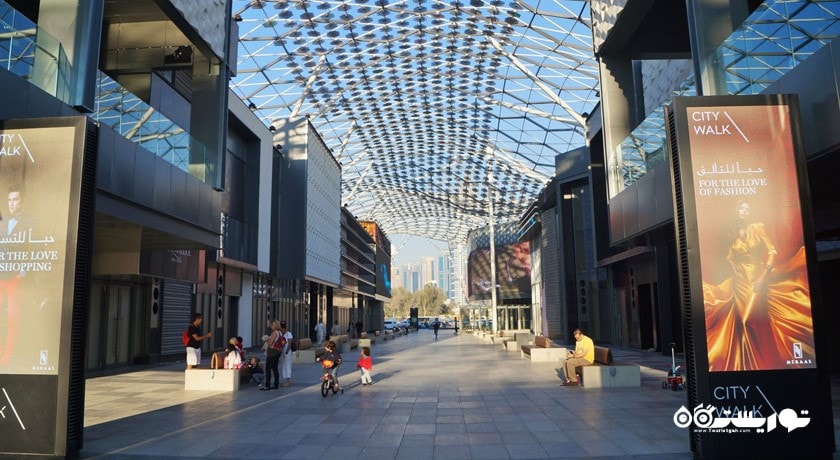 مرکز خرید سیتی واک شهر امارات متحده عربی کشور دبی