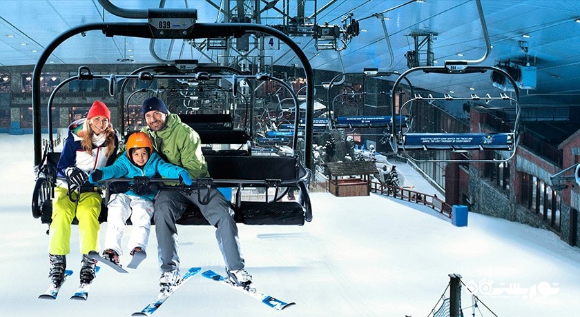 سرگرمی اسکی دبی شهر امارات متحده عربی کشور دبی