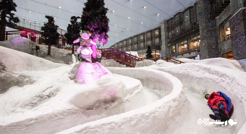 سرگرمی اسکی دبی شهر امارات متحده عربی کشور دبی