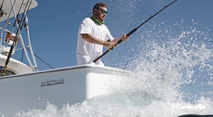 سرگرمی ماهیگیری در دبی شهر امارات متحده عربی کشور دبی