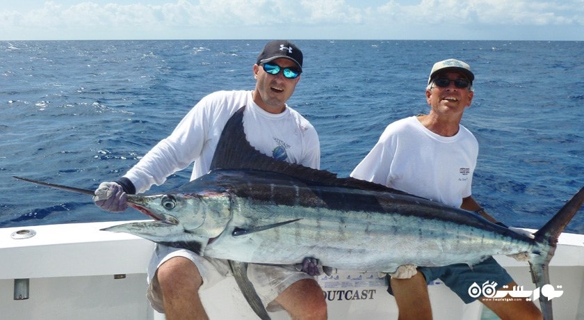 سرگرمی ماهیگیری در دبی شهر امارات متحده عربی کشور دبی