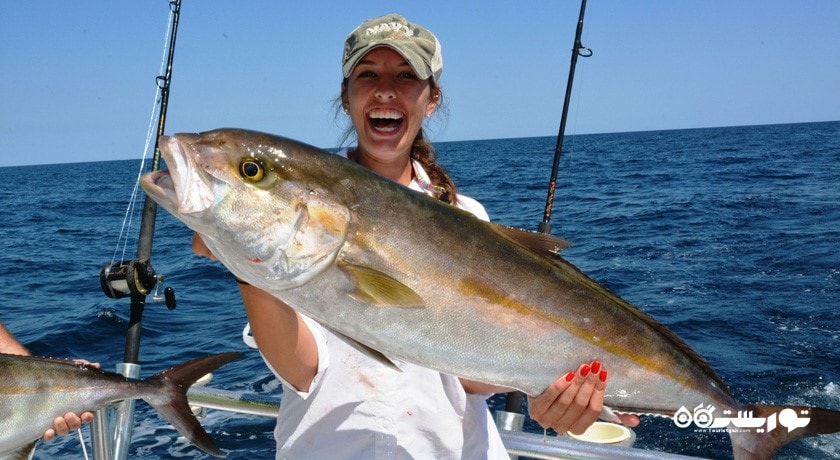 سرگرمی ماهیگیری در دبی شهر امارات متحده عربی کشور دبی