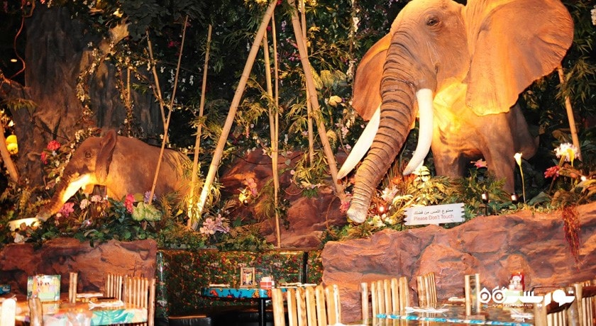 رستوران رینفارست کافه (کافه جنگل استوایی) شهر دبی 