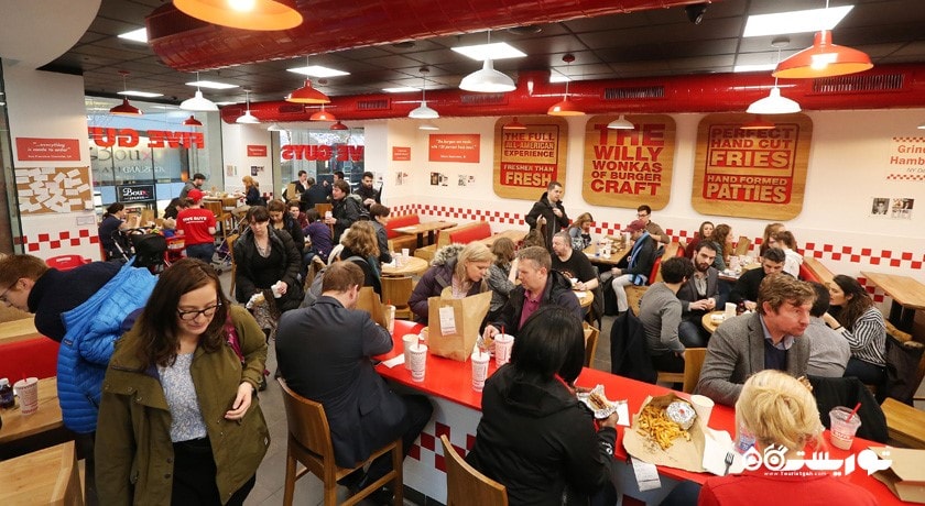 رستوران رستوران فایو گایز برگر اند فرایز شهر دبی 