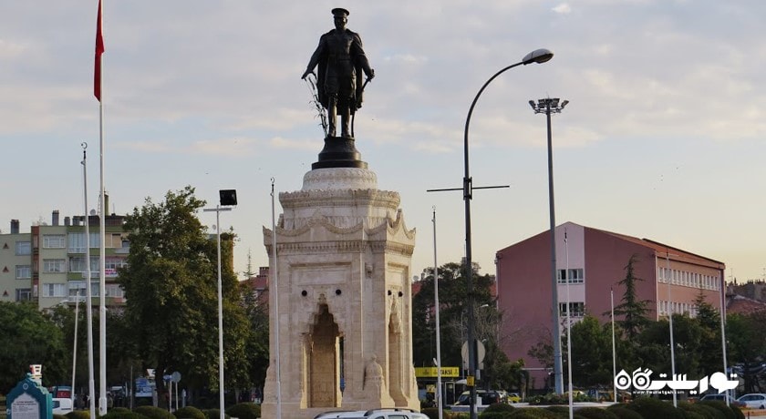  مجسمه آتاتورک شهر ترکیه کشور قونیه