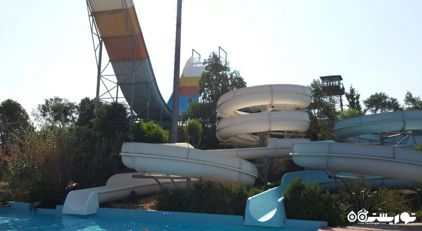 سرگرمی پارک آبی ددمن شهر ترکیه کشور آنتالیا