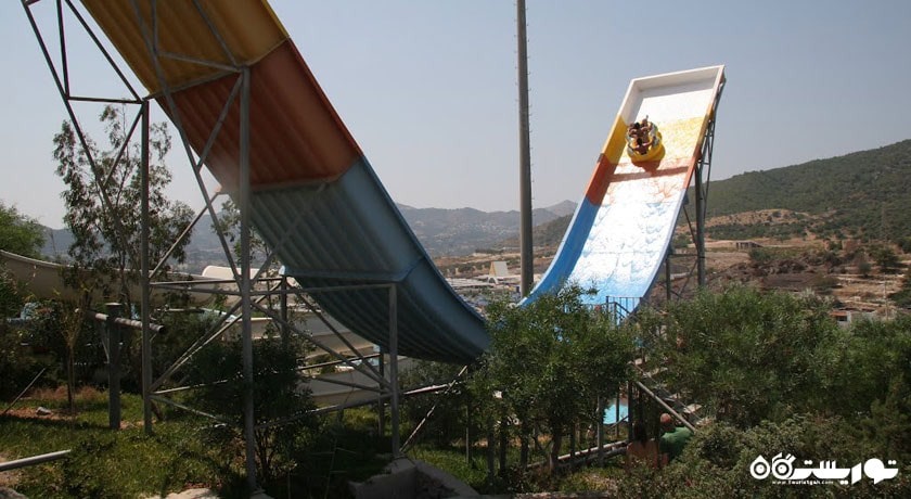 سرگرمی پارک آبی ددمن شهر ترکیه کشور آنتالیا