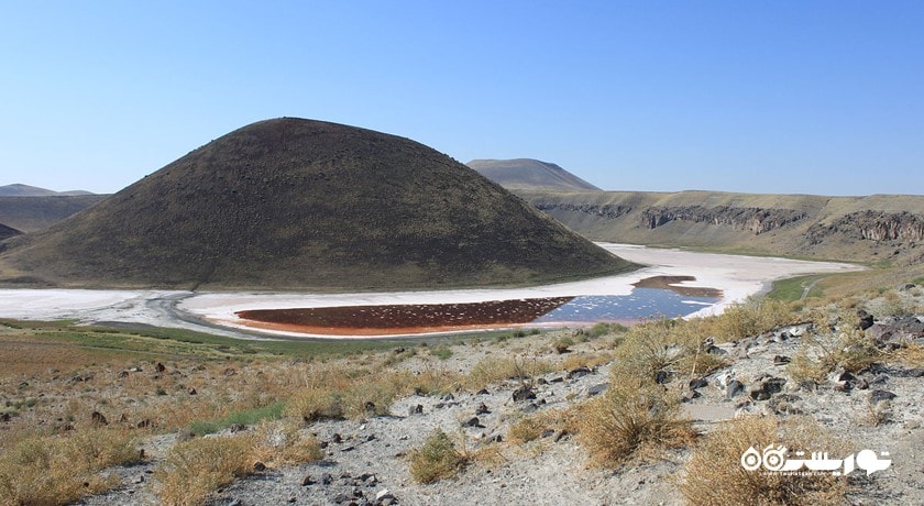سرگرمی دریاچه دهانه آتشفشان مکه شهر ترکیه کشور قونیه
