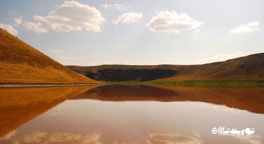 سرگرمی دریاچه دهانه آتشفشان مکه شهر ترکیه کشور قونیه