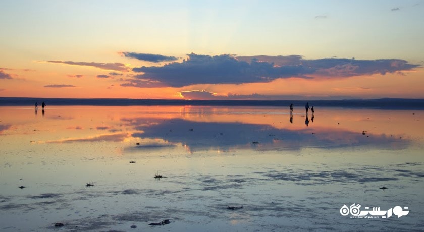 سرگرمی دریاچه نمک قونیه شهر ترکیه کشور قونیه