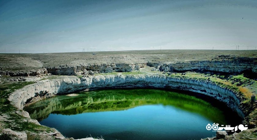 سرگرمی دریاچه گودال ها (ابروک) شهر ترکیه کشور قونیه