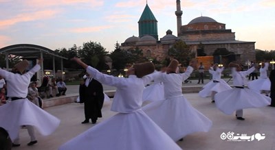 سرگرمی مراسم سماع (طریقت مولویه دراویش) شهر ترکیه کشور قونیه