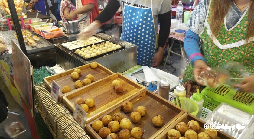 مرکز خرید بازار شبانه چیلوا شهر تایلند کشور پوکت