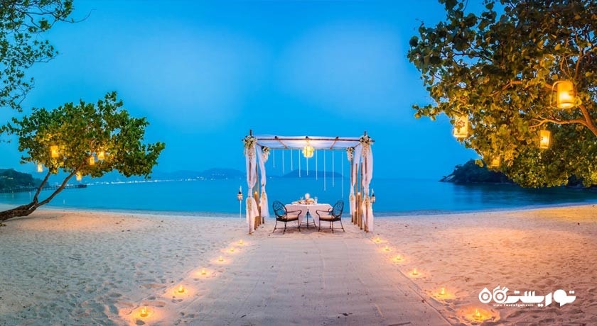 شامی رمانتیک در ساحل اختصاصی