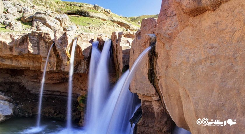 آبشار افرینه -  شهر پل دختر	