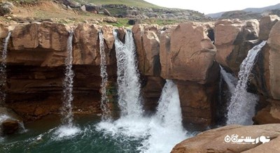 آبشار افرینه -  شهر پل دختر	